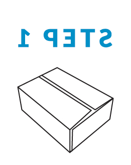 step 1: grab your box. step 2: top box lids open. Step 3: bottom box lids open. Step 4: flatten!